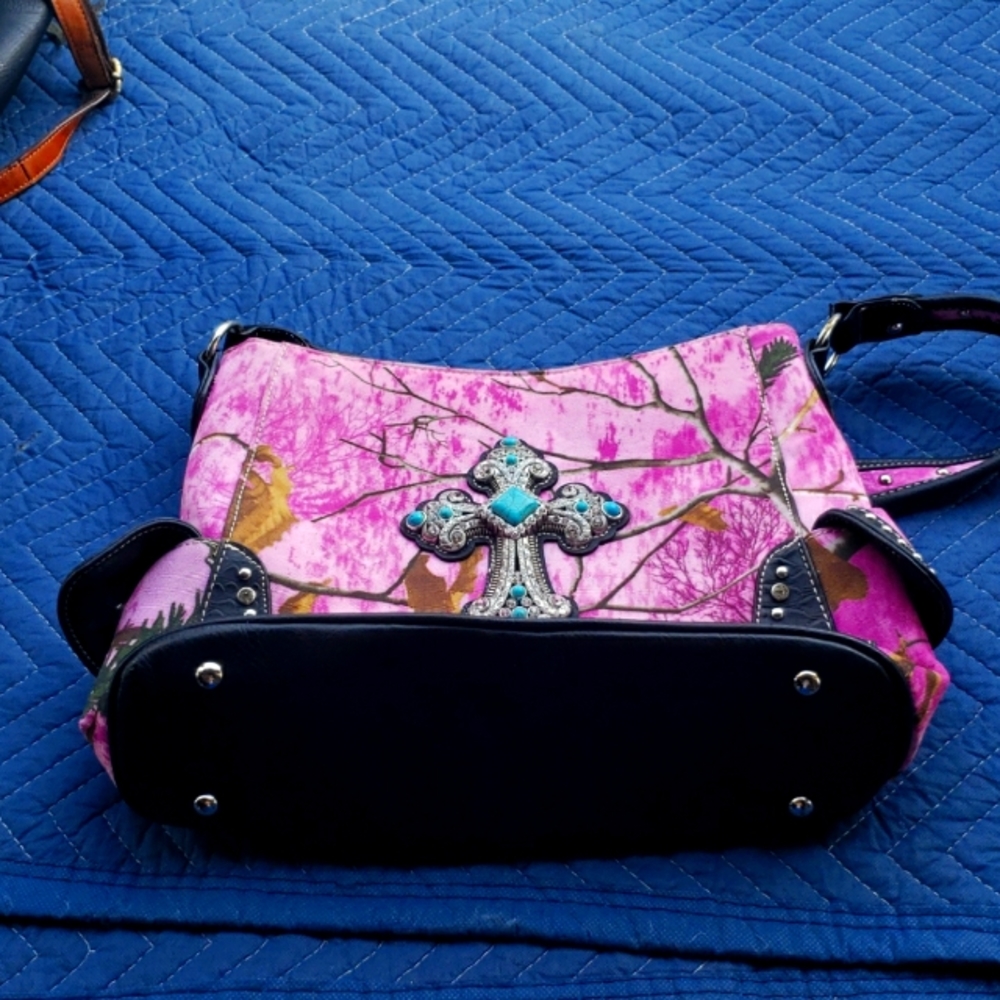 Pink Camo Handbag